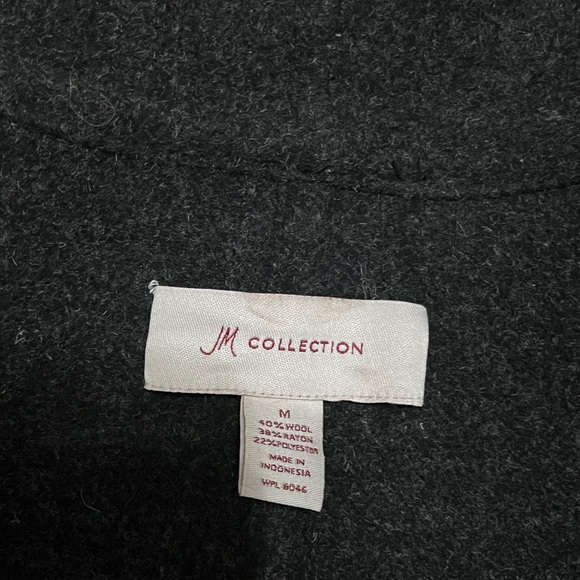 JM Collection Peacoat style jacket, size M - Picture 6 of 7